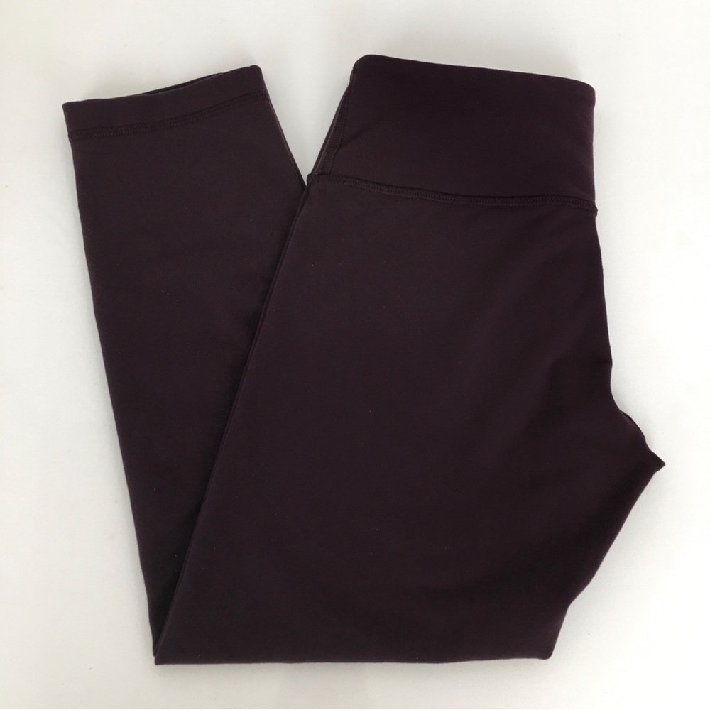 Lululemon Yoga Leggings Purple Cropped Women’s Size 6